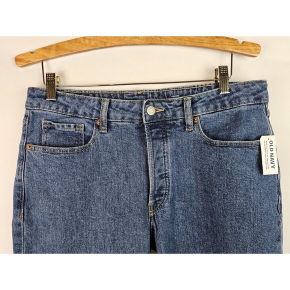 Old Navy Women's Jeans Size 12 Petite O.G. Loose High Rise Button Fly Denim Pant - Picture 3 of 11